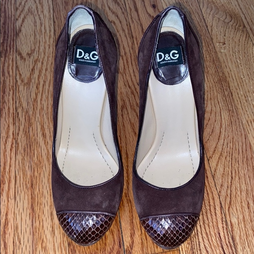 Dolce & Gabbana Vero Cuoio Heels